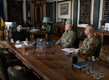 Ukrainian President Volodymyr Zelenskyy met with senior commanders of Ukraine's Armed Forces on 19 July, 2026. Photo: Zelenskyy