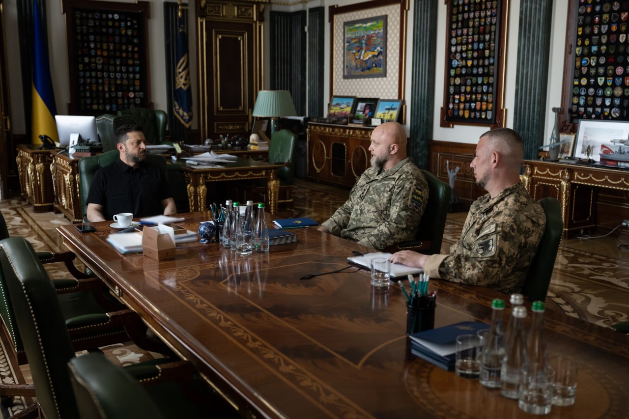 Ukrainian President Volodymyr Zelenskyy met with senior commanders of Ukraine's Armed Forces on 19 July, 2026. Photo: Zelenskyy