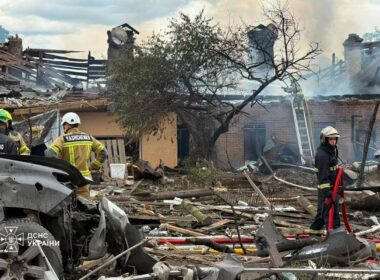 Aftermath of a Russian ballistic missile attack on Bucha district in Kyiv Oblast, Ukraine, 24 July 2026. Photo: Zelenskyy