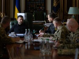 Ukrainian President Volodymyr Zelenskyy meets with Ukraine's military leadership, 30 July 2026. Photo: Zelenskyy