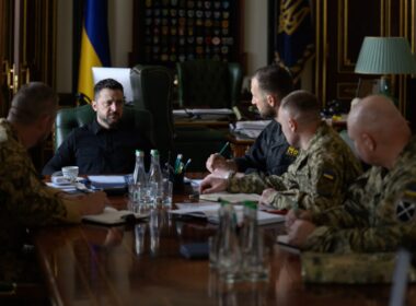 Ukrainian President Volodymyr Zelenskyy meets with Ukraine's military leadership, 30 July 2026. Photo: Zelenskyy