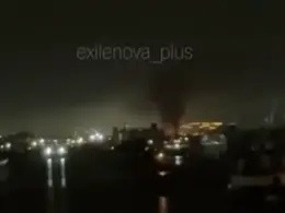 oil sites 1300 km east port terminal near front—russia's deep rear had one loud night · post smoke rises over rostov-on-don sea after ukrainian drone strike overnight 27 2026 rostov