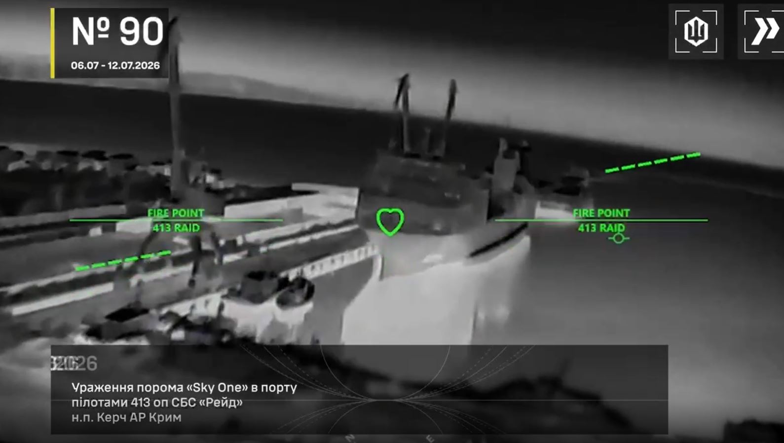 one russian ship every 112 minutes over six days ukraine hits 14 more vessels total tally nears 100 · post ukrainian drone closes ferry sky port occupied kerch crimea strike