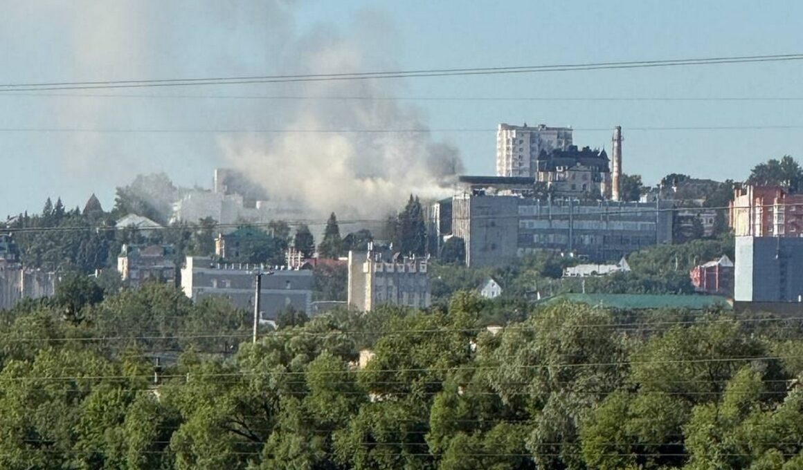 penza institute builds sensors missiles hit ukraine now it's smoking · post smoke rises over russia after ukrainian drone strike 1 2026 news reports