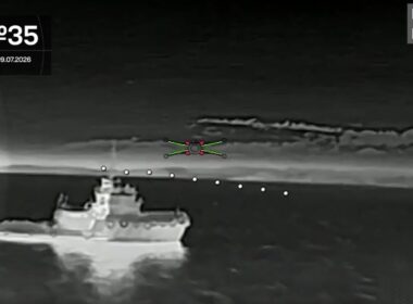 35 ships four days ukraine's campaign against russia's azov sea fuel run keeps widening · post ukrainian drone closes russian tug (target 35) 1–9 2026 video robert brovdi ukraine news
