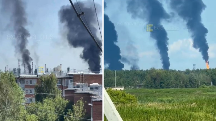 siberian oil plant 2000 km ukraine goes offline after drone assault · post smoke rises over tyumen refinery ukrainian strike 25 2026 news reports
