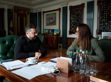 ukraine's prime minister confirms stepping down cabinet shake-up begins · post president volodymyr zelenskyy (l) meets yuliia svyrydenko kyiv 12 2026 left right telegram ukraine news ukrainian reports