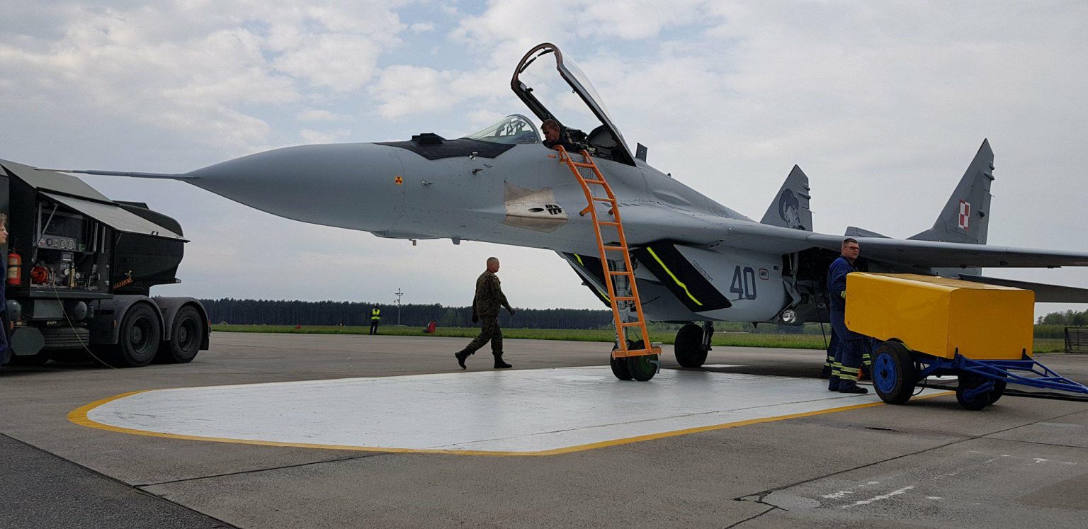 nine jets drone tech polish-ukrainian barter collapsed alive again polish minister says · post mig-29 fighter jet poland's air force винищувач міг-29 повітряних сил польщі фото wzl-2 ukraine poland have