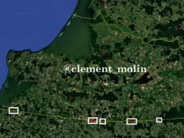 poland promised 700-kilometer shield against russia—two years satellites show four short ditches · post border fortifications along poland's frontier russia's kaliningrad oblast fortified zones marked карта укріплень на кордоні польщі