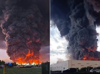 russia's answer amazon has new problem delivery times—two more warehouses ablaze · post fires wildberries logistics centers krasnodar nevinnomyssk russia 22 2026 пожежі на логістичних центрах у краснодарі та невинномиську
