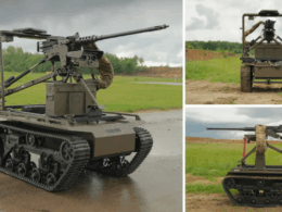 Ukraine codifies Tanchik Droid 12.7 ground robot for frontline combat. Source: Ukraine's Ministry of Defense