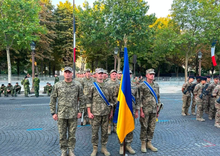 Ukrainian troops are preparing for France's 14 July national holiday parade alongside French forces and representatives of 34 other Coalition of the Willing countries. Source: UkrInform