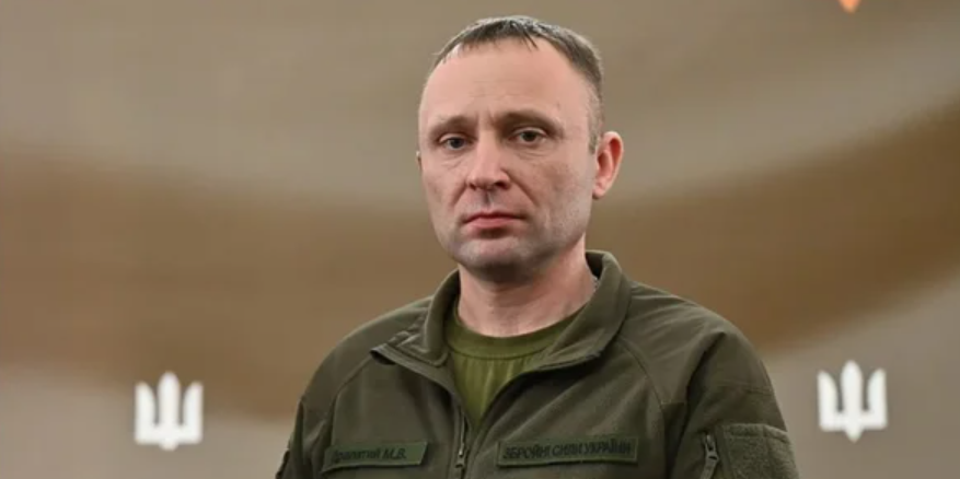 Major General Mykhailo Drapatyi, a new Ukrainian top commander. Source: The Ukrainian Defense Ministry
