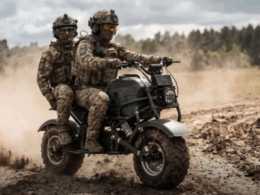 Ukraine codified the MUL.E, its first all-wheel-drive electric military motorcycle. Source: The Ukrainian Defense Ministry