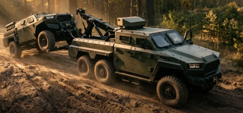 The Ukrainian armored recovery tractor INGUAR-4 Source: The Ukrainian Defense Ministry