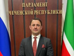german party office russia's ranks chechen-born afd member murad dadaev enlists · post during visit chechnya 2026 член німецької партії мураd дадаєв під час відвідування чечні квітень року фото із