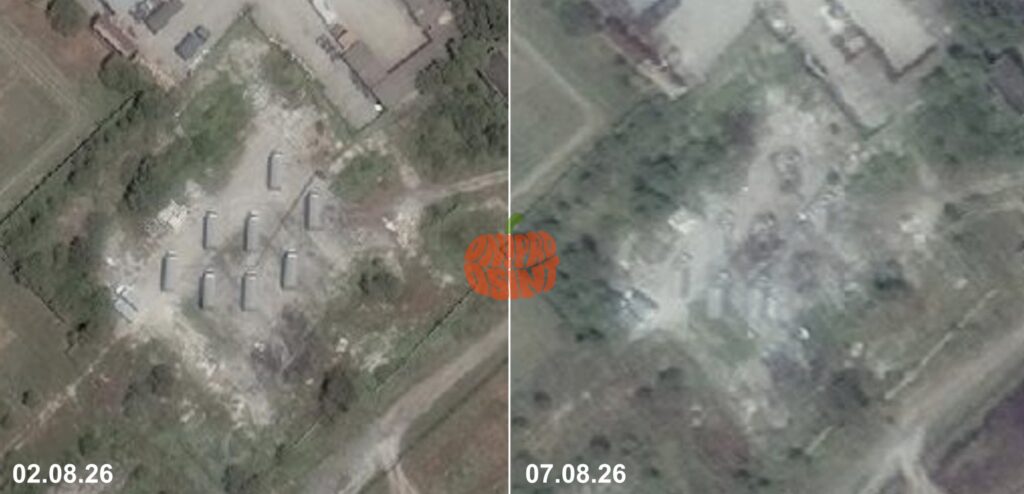 third one down ukraine keeps destroying russia's $18 million starlink jammers · post satellite images russian volna kupol garant starlink-jamming site gelendzhik krasnodar krai russia 2 (left) 7 2026 (right)