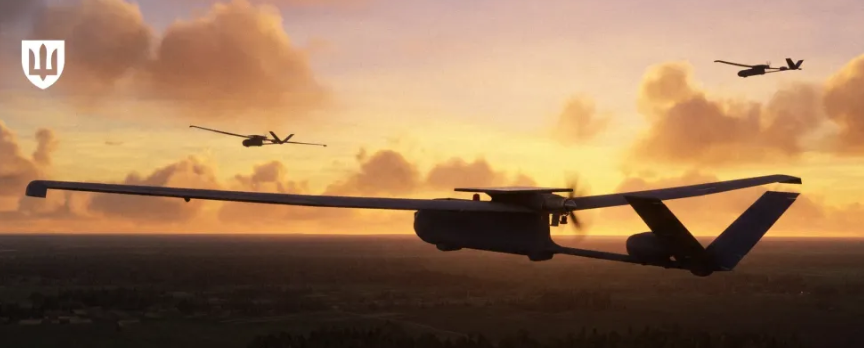 Ukraine's Dovbush T40, a strategic drone that can stay aloft over a day. Source: The Ukrainian Defense Ministry
