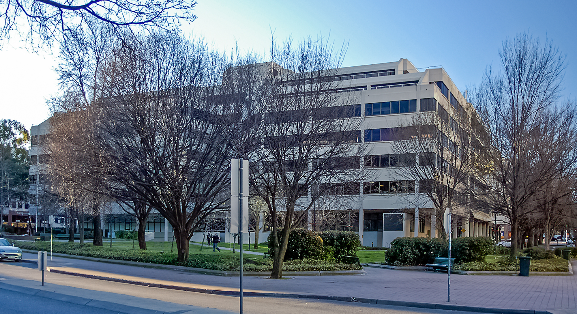 Australian Federal Police Headquarters in Canberra, Australia. Photo via Wikimedia Commons