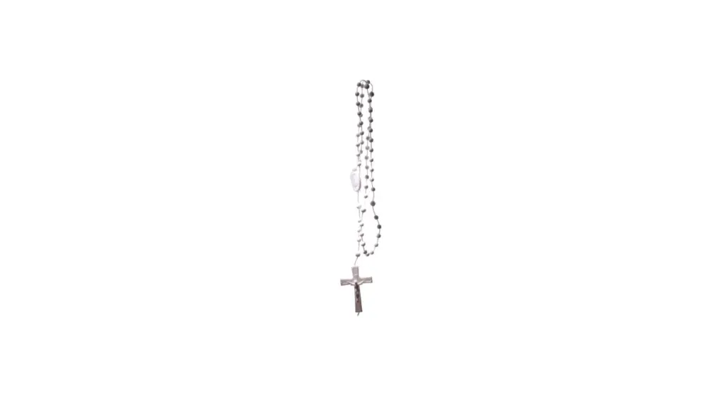 A rosary with a crucifix belonging to Andrii “VirtuoZ,” 2025. Photo: Serhii Melnychenko