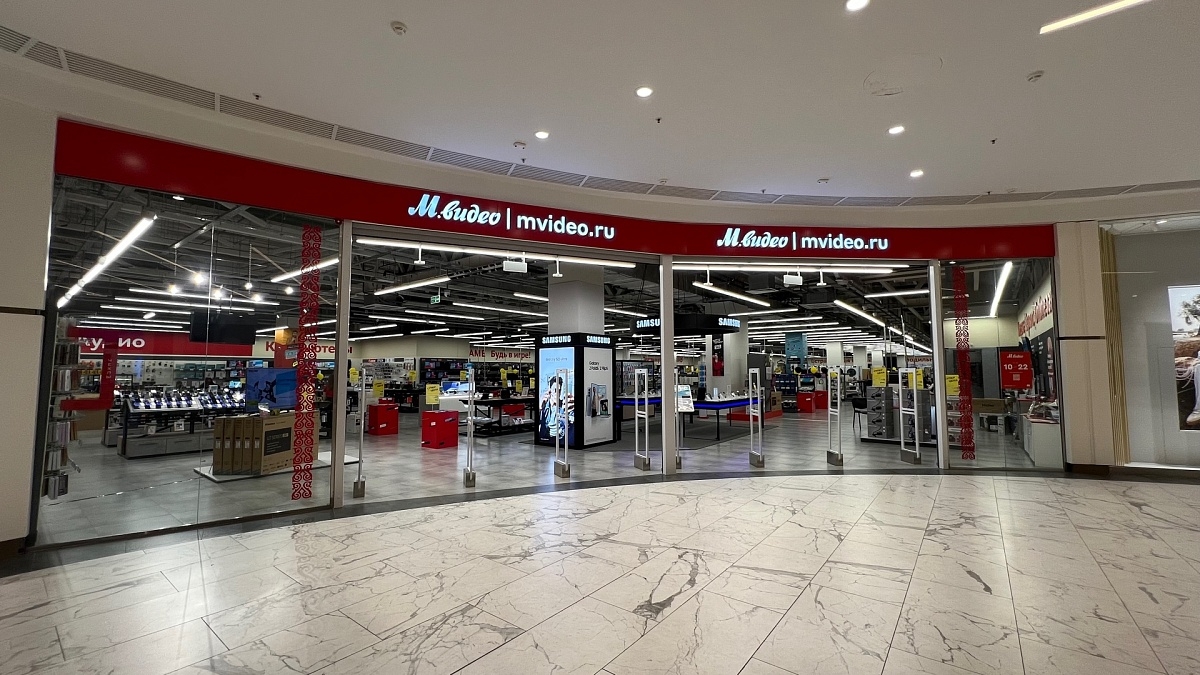 v.mideo store at grozny mall in chechnya