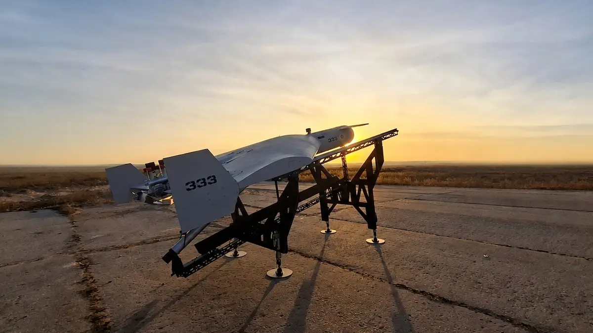 The MICH 2000 drone can fly up to 2,000 km and carry a warhead weighing up to 60kg. Photo courtesy of the manufacturer