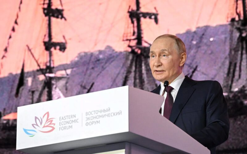 putin at the eastern economic forum in vladivostok on 5 september 2025