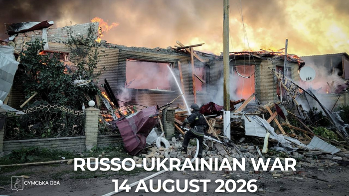 Russo-Ukrainian War 14 August 2026