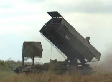 A new up-armored TOS-1A.