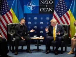 Ukrainian President Volodymyr Zelenskyy meets US President Donald Trump in Ankara, Türkiye, on 8 July 2026.