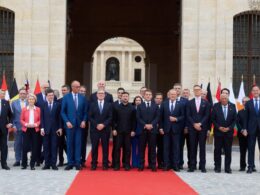 President Volodymyr Zelenskyy joins leaders of the Coalition of the Willing in Paris on 13 July 2026. Representatives of 40 countries discussed air defense, sanctions on Russia, winter energy support, and longer-term military assistance for Ukraine.