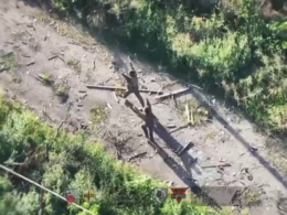 Russian soldiers surrendering in Andriivka-Klevtsove, Donetsk Oblast, Ukraine, as Ukrainian forces retook the settlement, August 2026. Screenshot from video: Ukrainian Special Operations Forces
