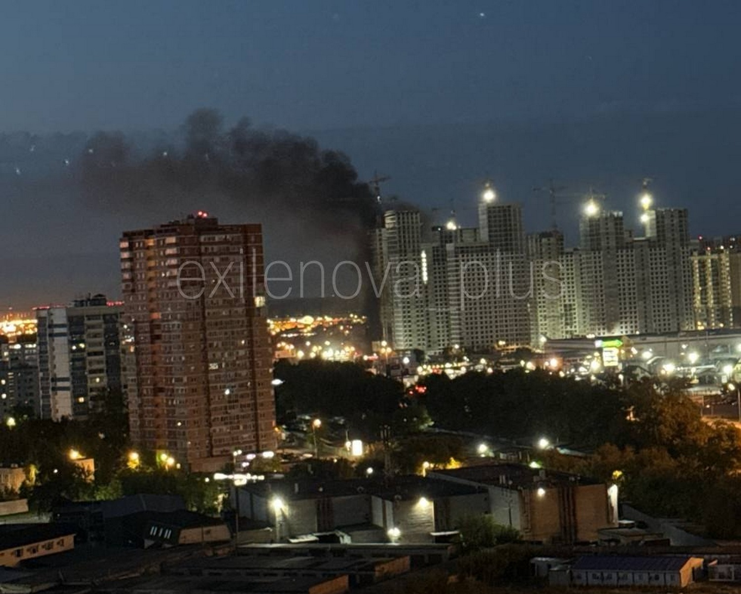 russia claims downed record 1671 drones — fires burn across moscow oblast · post smoke rises over after overnight ukrainian drone attack 18 2026 ukraine news reports