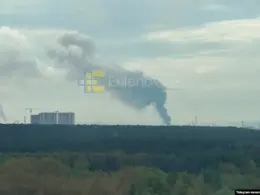 lukoil's perm refinery struck 1530 km ukraine's northern border kyiv confirms · post smoke rises over russia after ukrainian drone strike lukoil-permnefteorgsintez oil 21 2026 morning 08 exilenova ukraine news