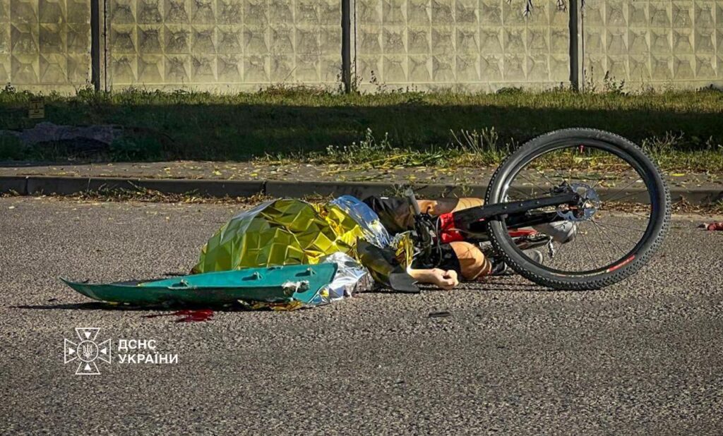 Victim of a Russian strike on Kyiv Oblast, 28 August 2026. Photo: Ukraine's State Emergency Service