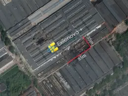 new overhead photos show caved-in roof russia's only soyuz rocket-assembly plant · post satellite 85-by-35-meter section collapsed progress rocket space center samara russia after ukrainian flamingo missile strike 15 2026