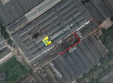 new overhead photos show caved-in roof russia's only soyuz rocket-assembly plant · post satellite 85-by-35-meter section collapsed progress rocket space center samara russia after ukrainian flamingo missile strike 15 2026
