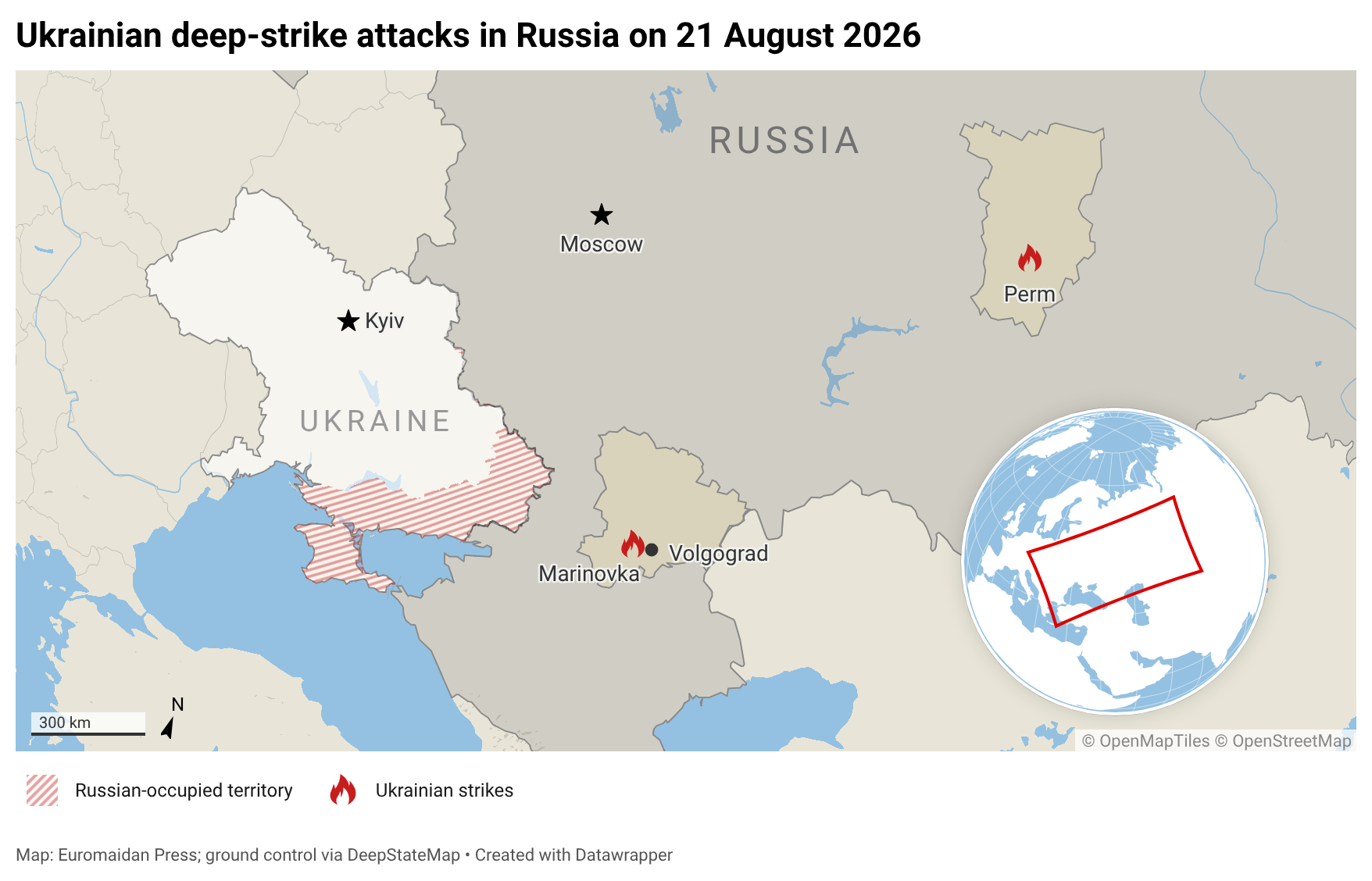 lukoil's perm refinery struck 1530 km ukraine's northern border kyiv confirms · post w6umk-ukrainian-deep-strike-attacks-in-russia-on-21-august-2026- ukraine news ukrainian reports