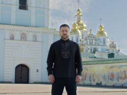 wanted land lost refineries fleet—ukraine's anniversary message russia · post ukrainian president volodymyr zelenskyy delivers independence day address front st michael's golden-domed monastery kyiv 24 2026 presidentgovua download ukraine news