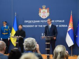 food-safety pact winter aid package what ukraine serbia actually agreed belgrade · post ukrainian president volodymyr zelenskyy (left) serbian aleksandar vučić joint news conference 8 2026 presidentgovua left vucic right