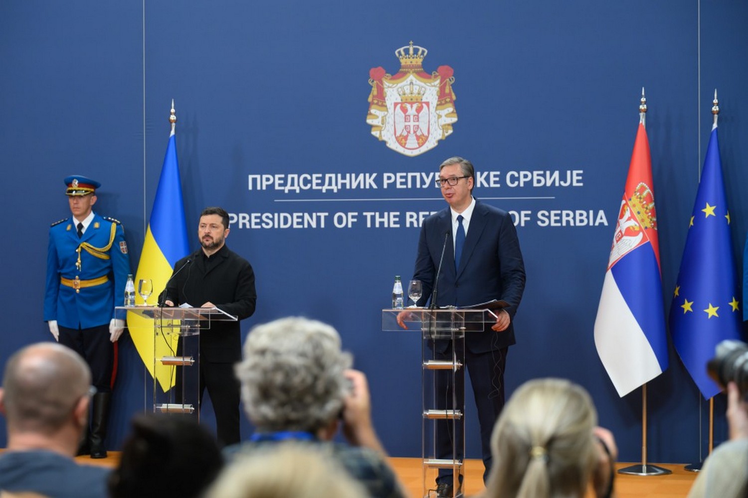 food-safety pact winter aid package what ukraine serbia actually agreed belgrade · post ukrainian president volodymyr zelenskyy (left) serbian aleksandar vučić joint news conference 8 2026 presidentgovua left vucic right