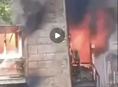 Screenshot from a video provided by Tetiana Marina, his civilian wife. Source: ZMINA