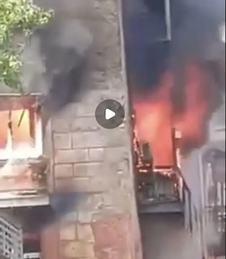 Screenshot from a video provided by Tetiana Marina, his civilian wife. Source: ZMINA