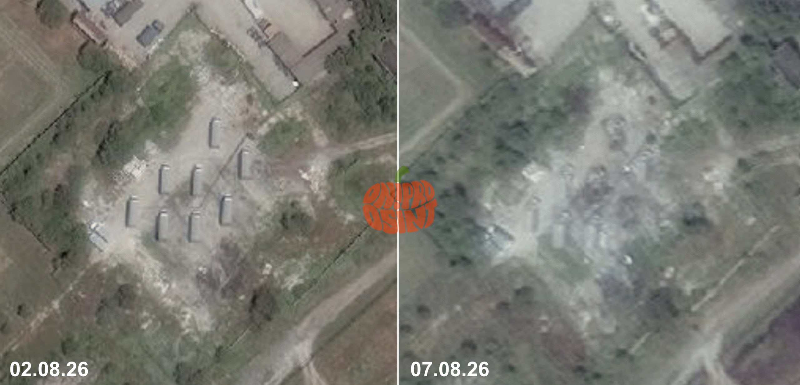 third one down ukraine keeps destroying russia's $18 million starlink jammers · post satellite images russian volna kupol garant starlink-jamming site gelendzhik krasnodar krai russia 2 (left) 7 2026 (right)