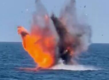 romania found two russian drones bobbing its sea—and didn't wait ask questions · post floating aircraft joined run uncrewed systems drifting neighboring countries' land waters знищення дрейфуючого дрона в чорному