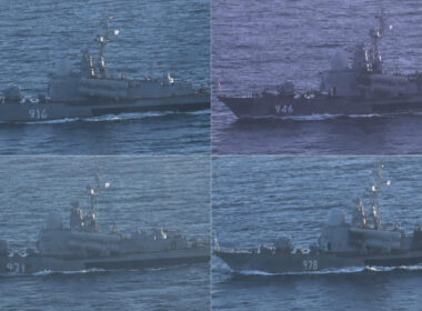 japan tracks four russian missile boats passing close its coast off hokkaido · post tarantul iii detected near japan's territorial waters 14 2026 російські ракетні катери виявлені поблизу територіальних вод