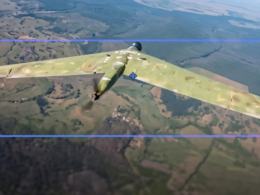 A Ukrainian drone is approaching a Russian target. Source: The Ukrainian Defense Ministry