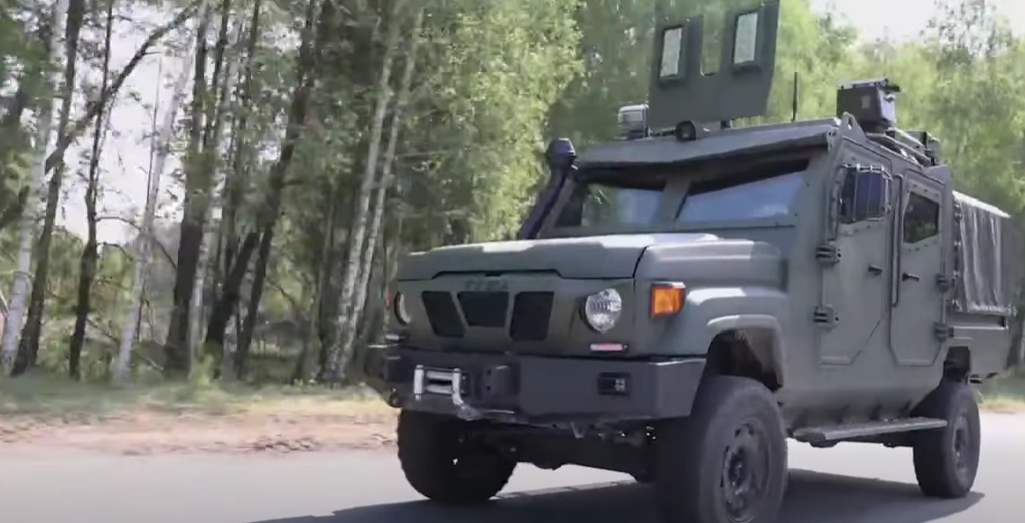 The first Ukrainian radiation and chemical reconnaissance vehicles on the armored Tisa chassis. Source: Pivnenko