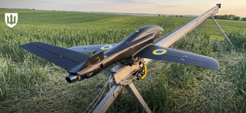 The Ukrainian arsenal gained its first jet-powered interceptor drone, the Alexa Spatium. Source: Ukraine's Defense Ministry