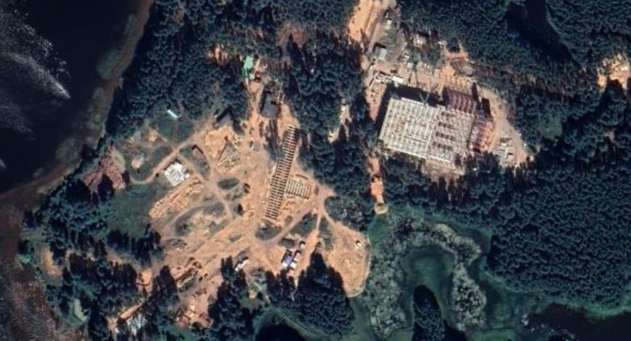 The satellite image of active development of the facility. Source: Ukraine's Defense Intelligence